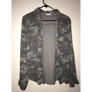 Maurices camo button down. Size large